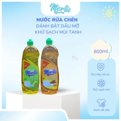 Nước rửa chén merlie hương quế