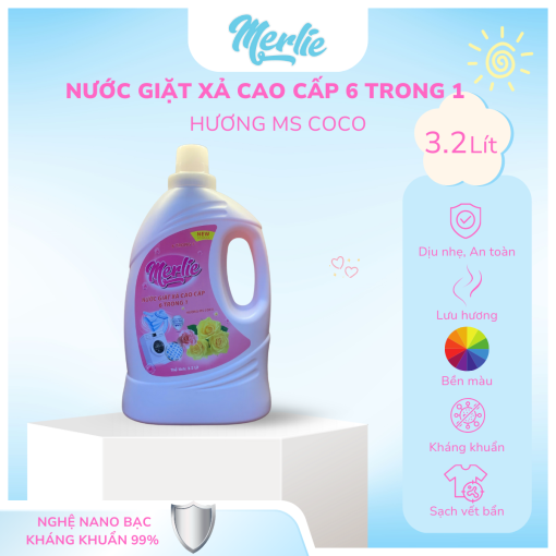 Nước giặt merlie hương ms coco