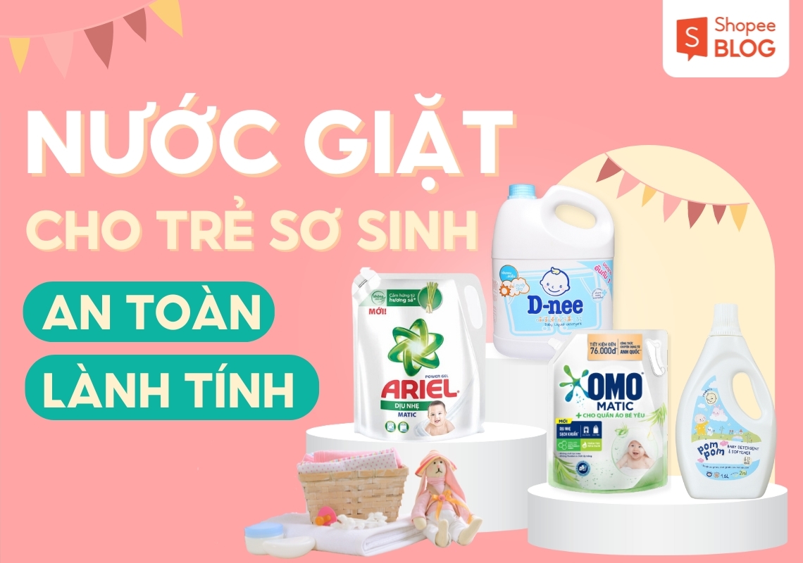 Nước giặt Merlie – Giải pháp an toàn cho da nhạy cảm của em bé